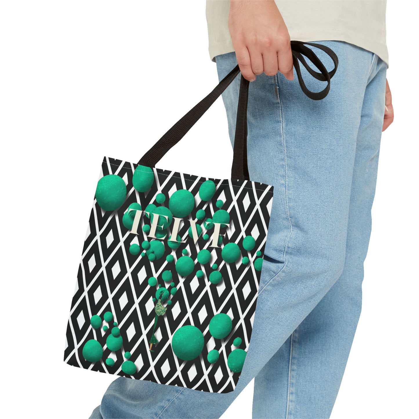 Telve Geometric Bloom Tote Bag
