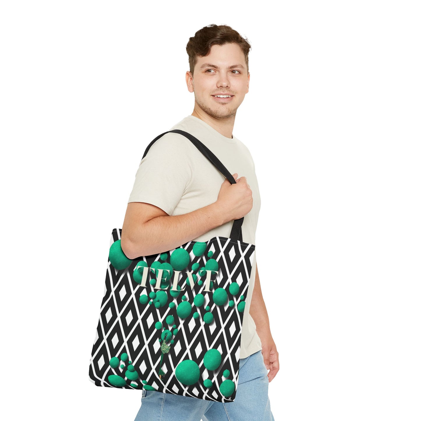 Telve Geometric Bloom Tote Bag