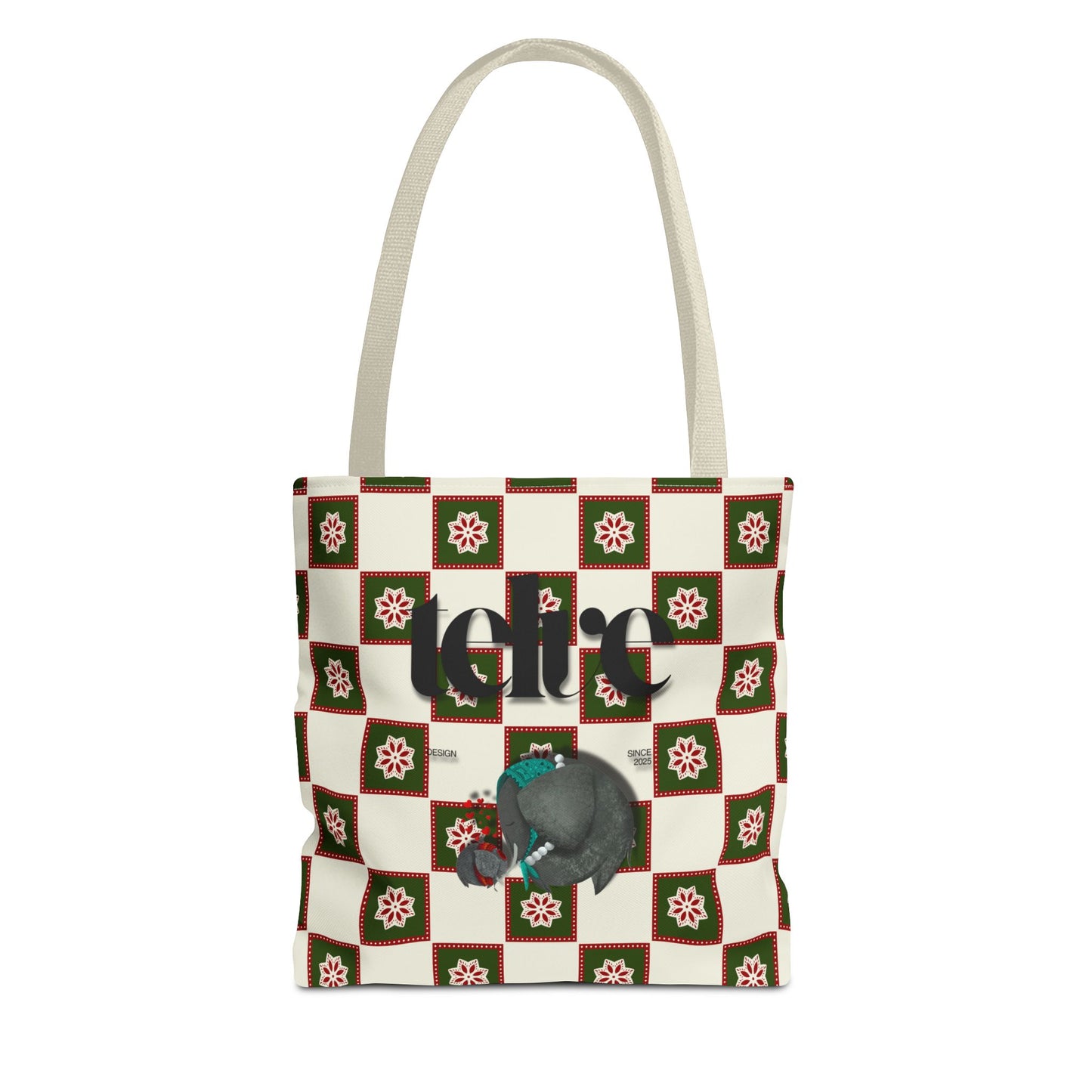 Telve Mother & Baby Elephant Tote Bag