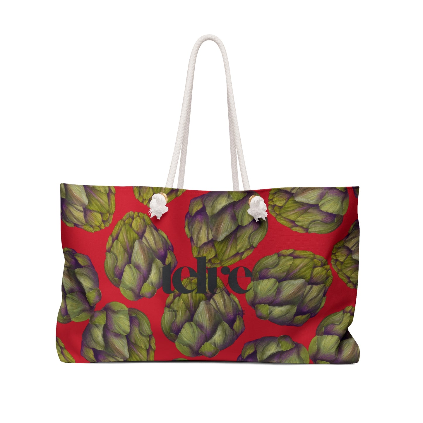 Telve Artichoke Pattern Weekender Bag