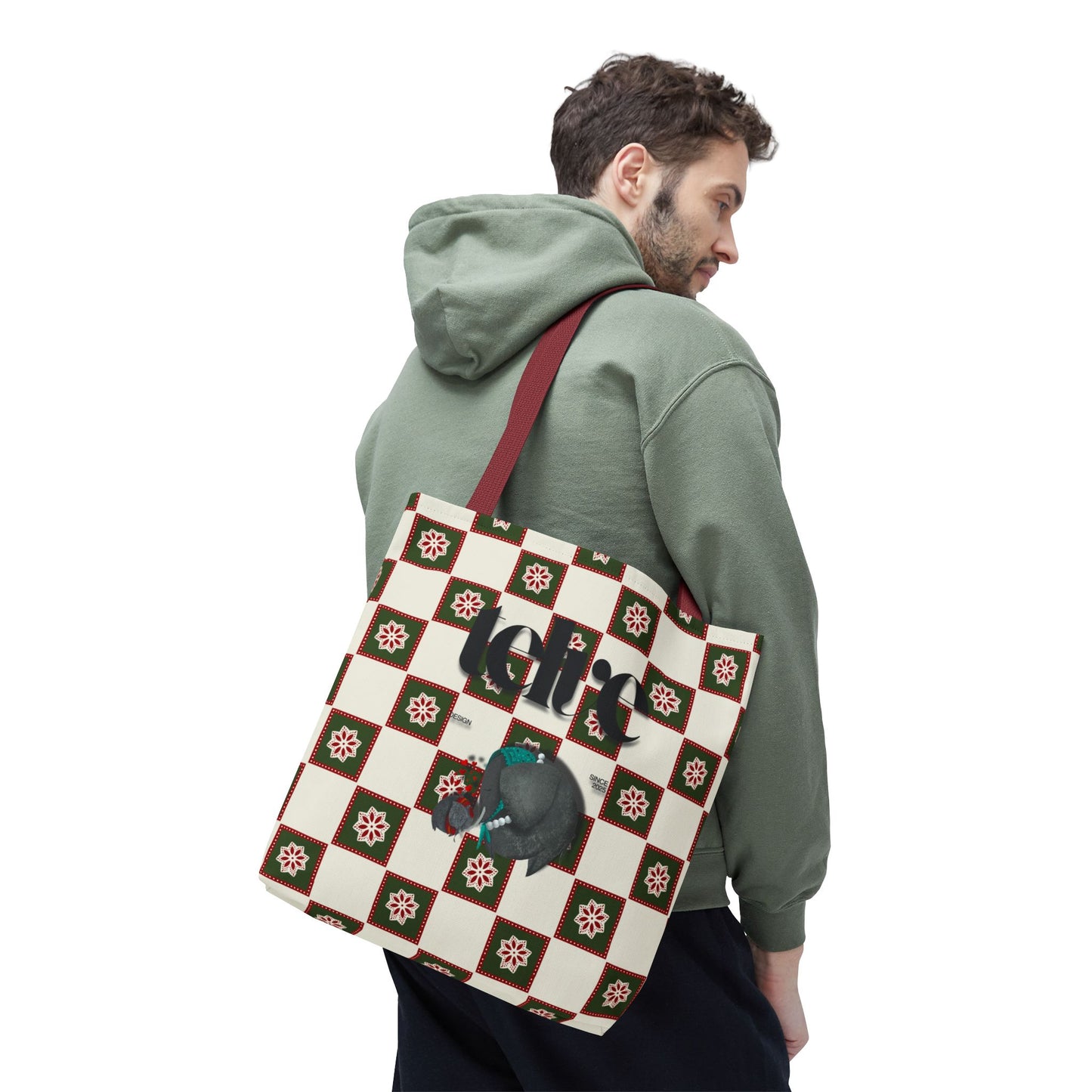 Telve Mother & Baby Elephant Tote Bag