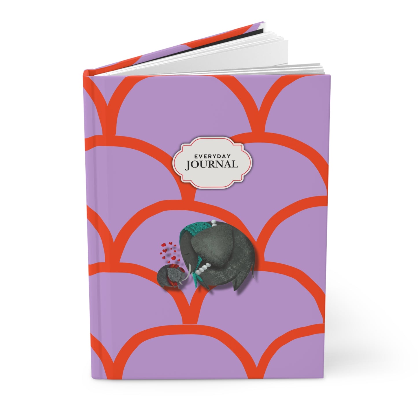 Hardcover Journal – Baby Elephant & Mama