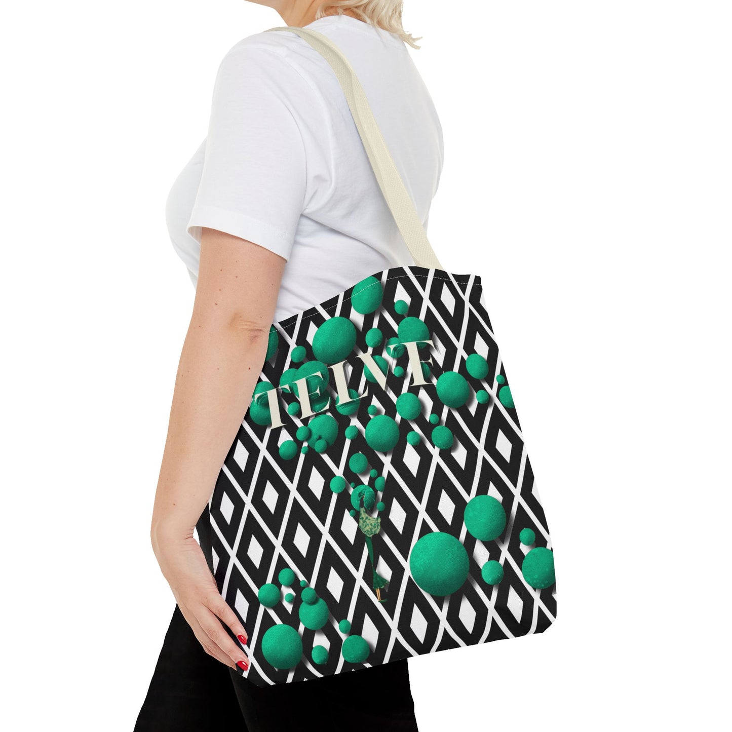 Telve Geometric Bloom Tote Bag