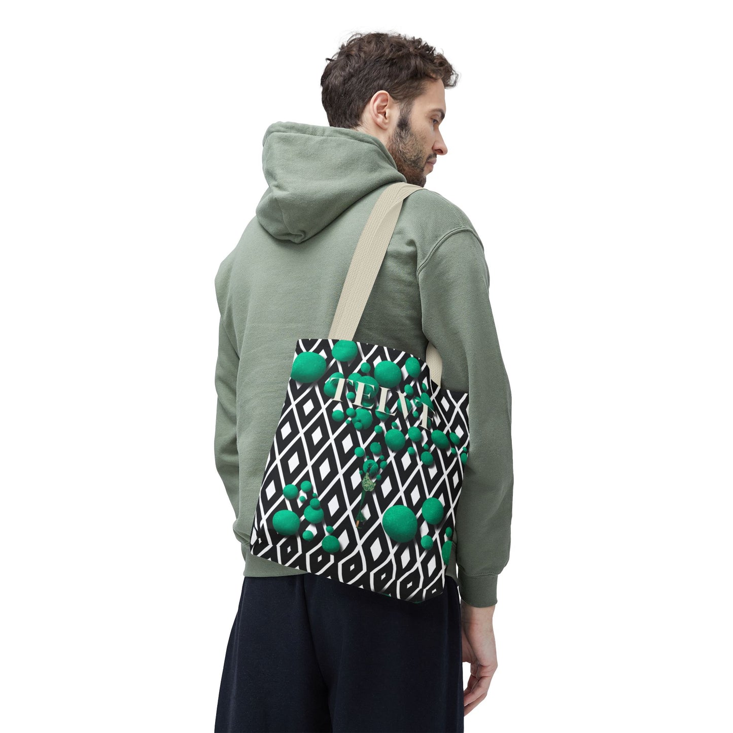 Telve Geometric Bloom Tote Bag