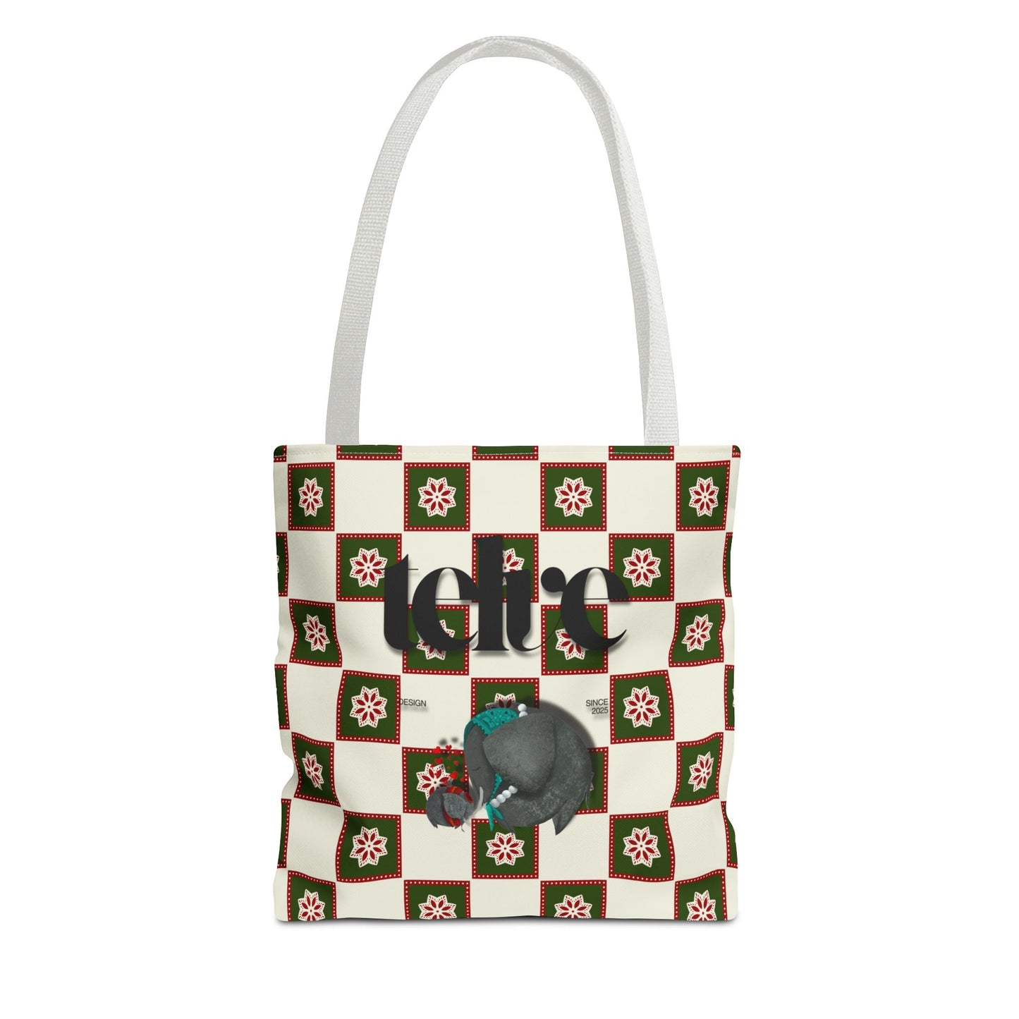 Telve Mother & Baby Elephant Tote Bag