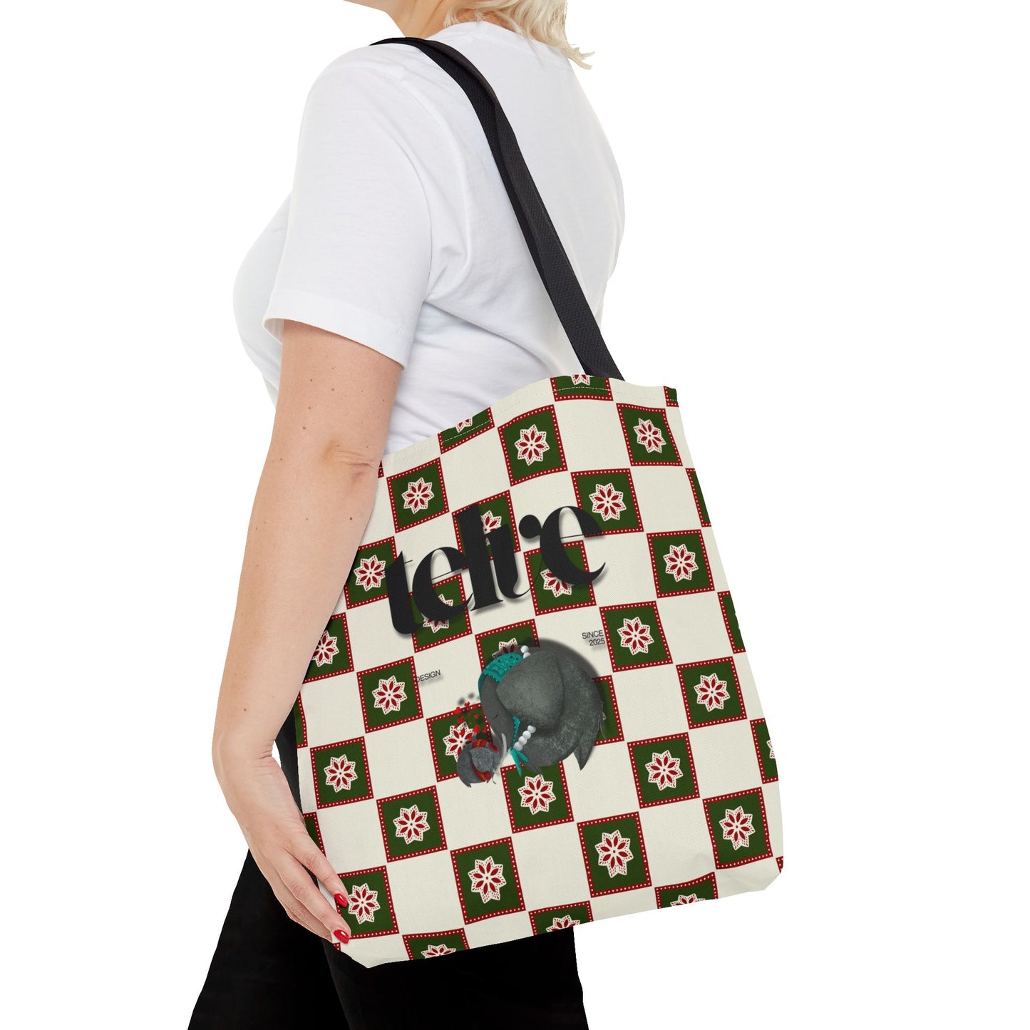 Telve Mother & Baby Elephant Tote Bag