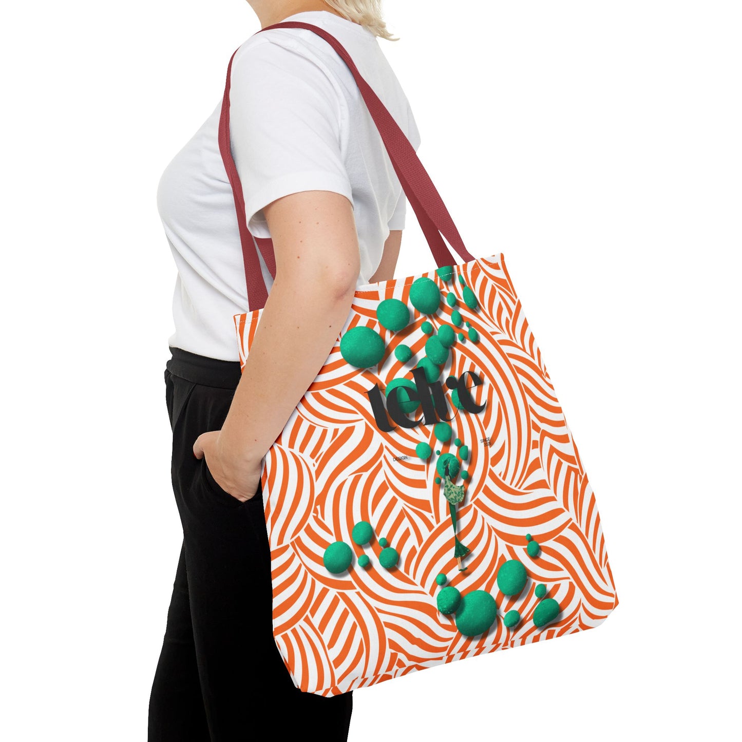 Telve Orbit Swirl Tote Bag