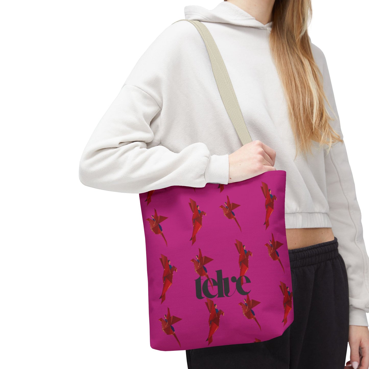 Telve Origami Birds Tote Bag