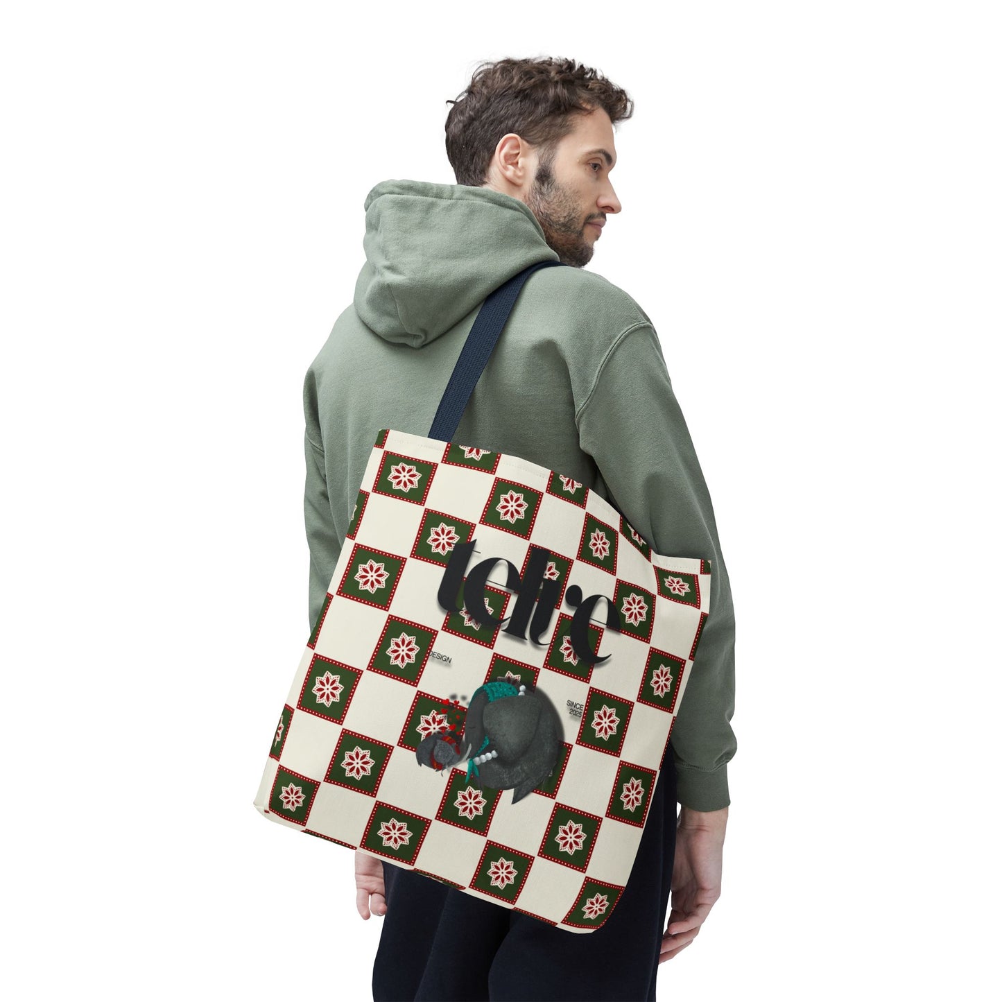 Telve Mother & Baby Elephant Tote Bag