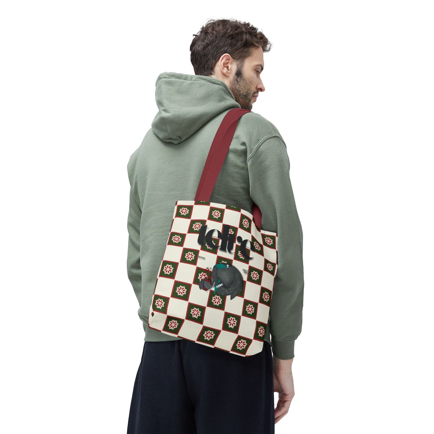 Telve Mother & Baby Elephant Tote Bag