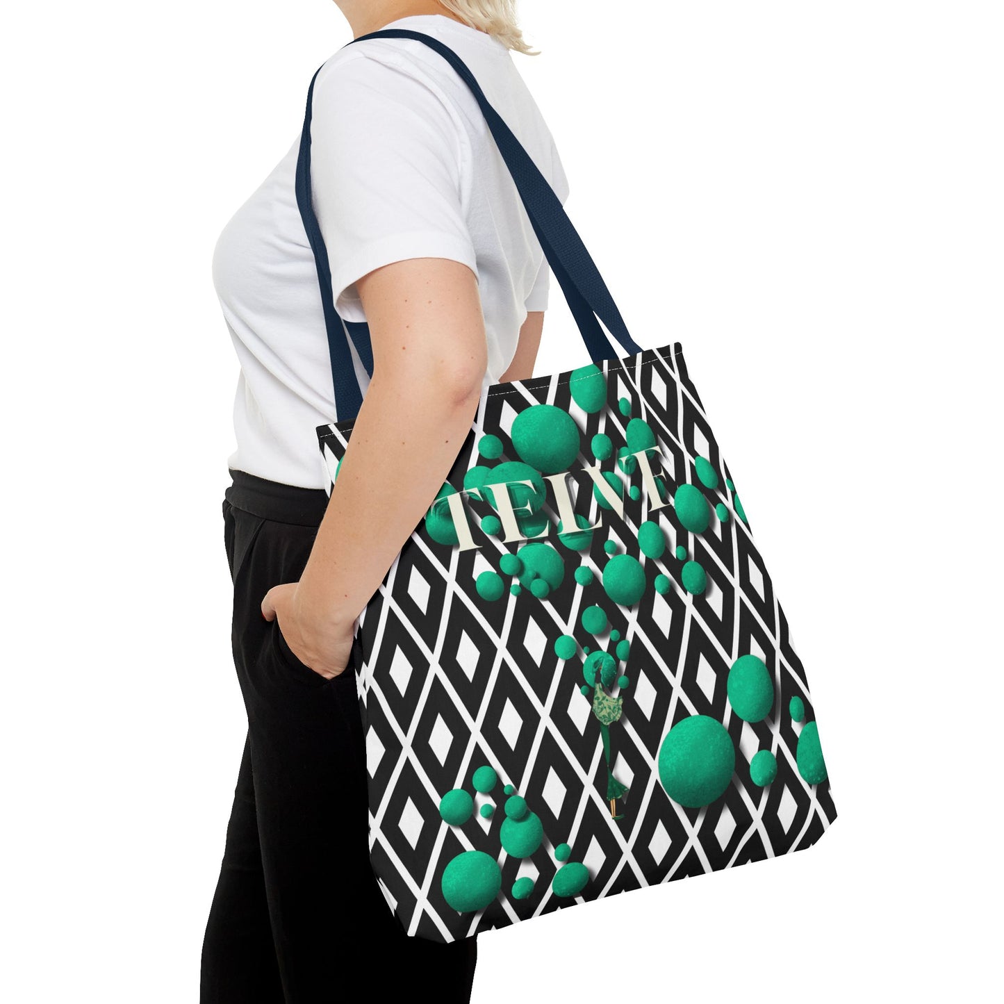 Telve Geometric Bloom Tote Bag