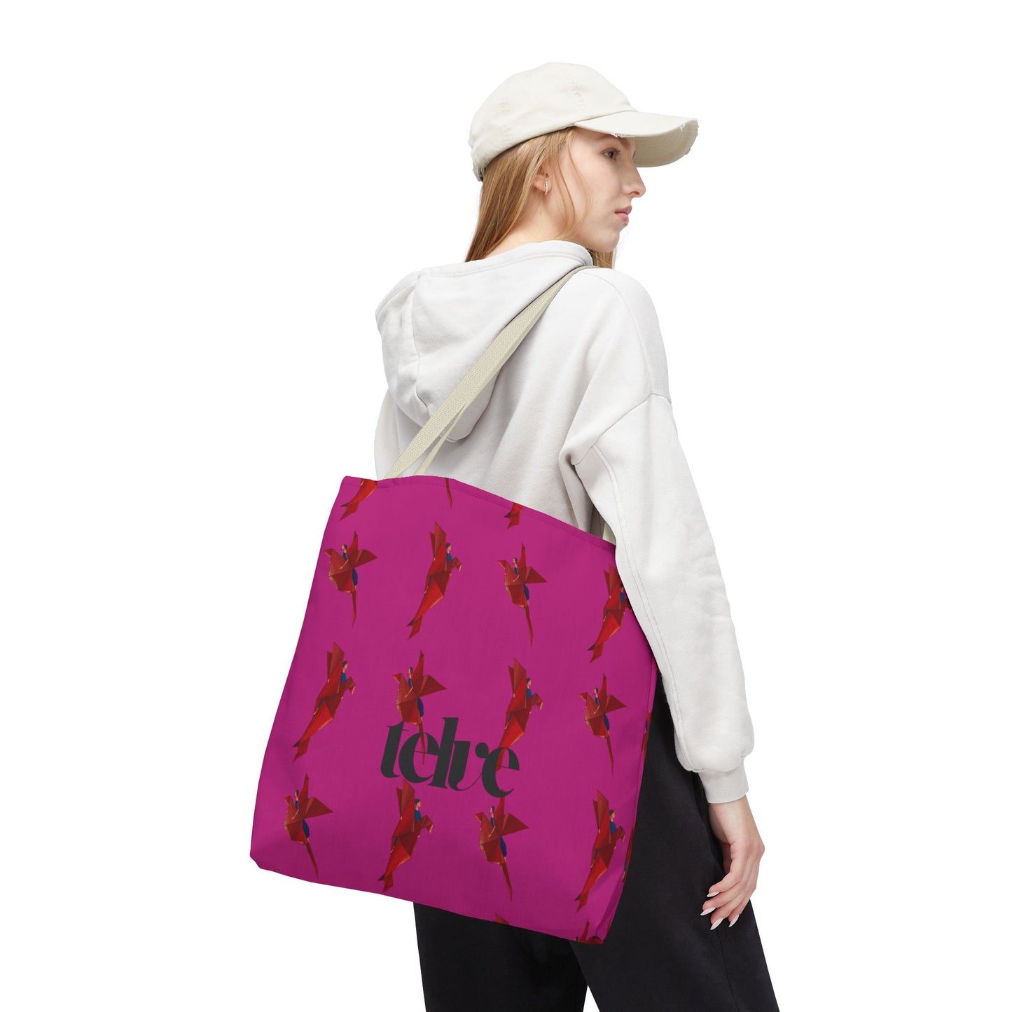 Telve Origami Birds Tote Bag