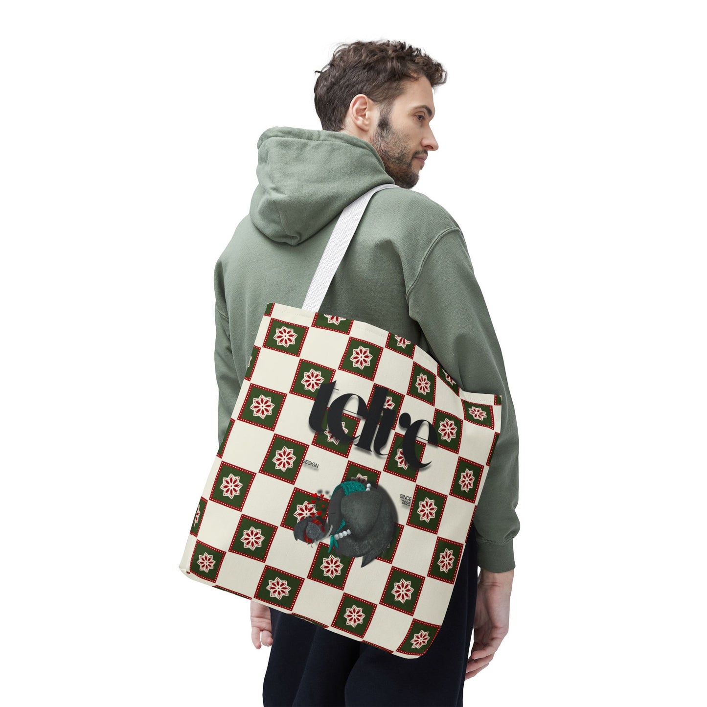 Telve Mother & Baby Elephant Tote Bag