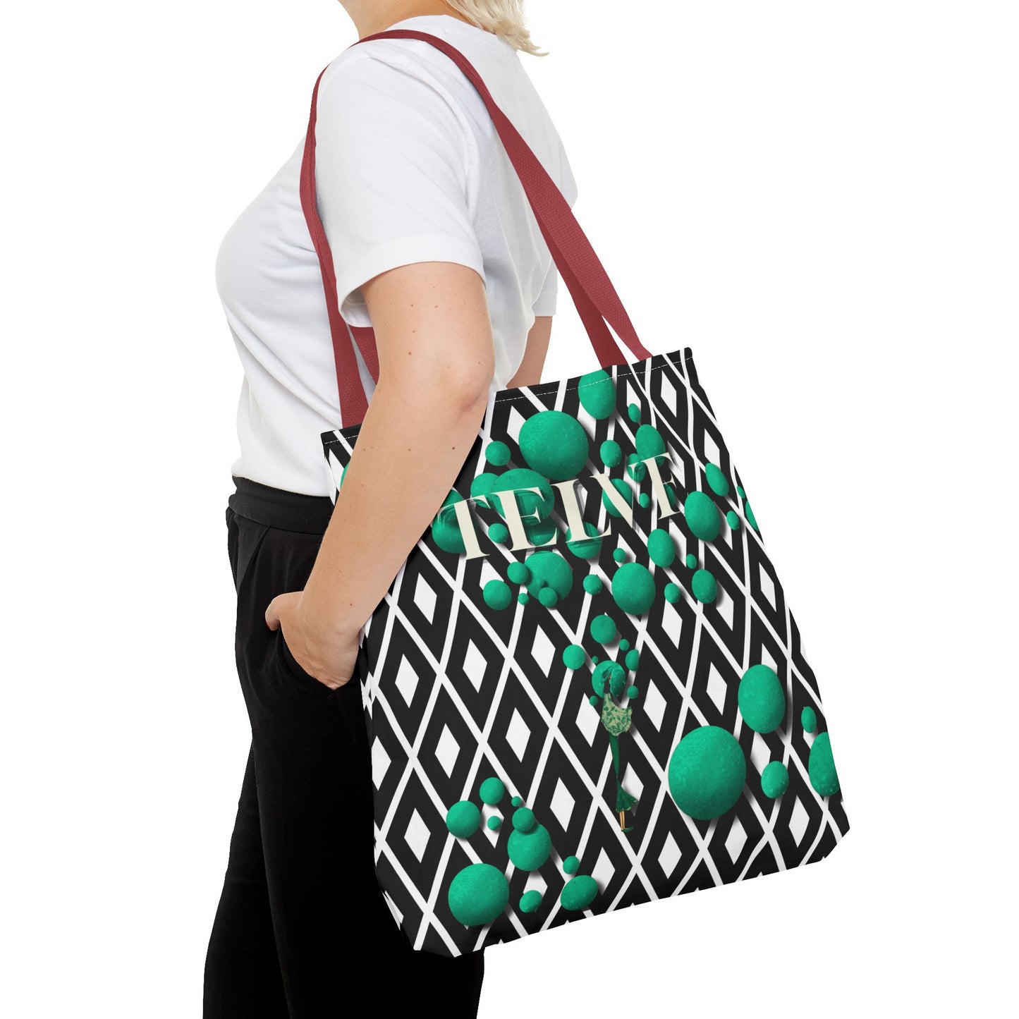 Telve Geometric Bloom Tote Bag