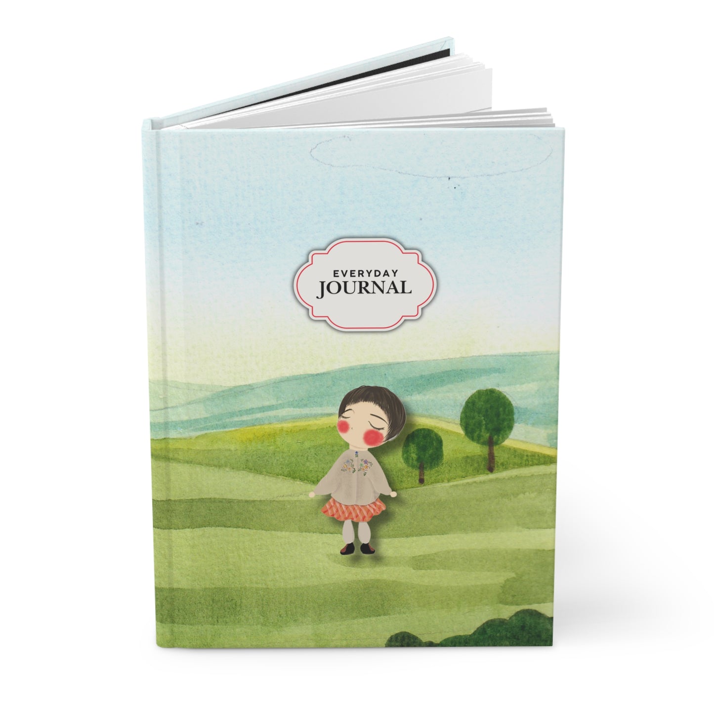 Hardcover Journal – Watercolor Girl