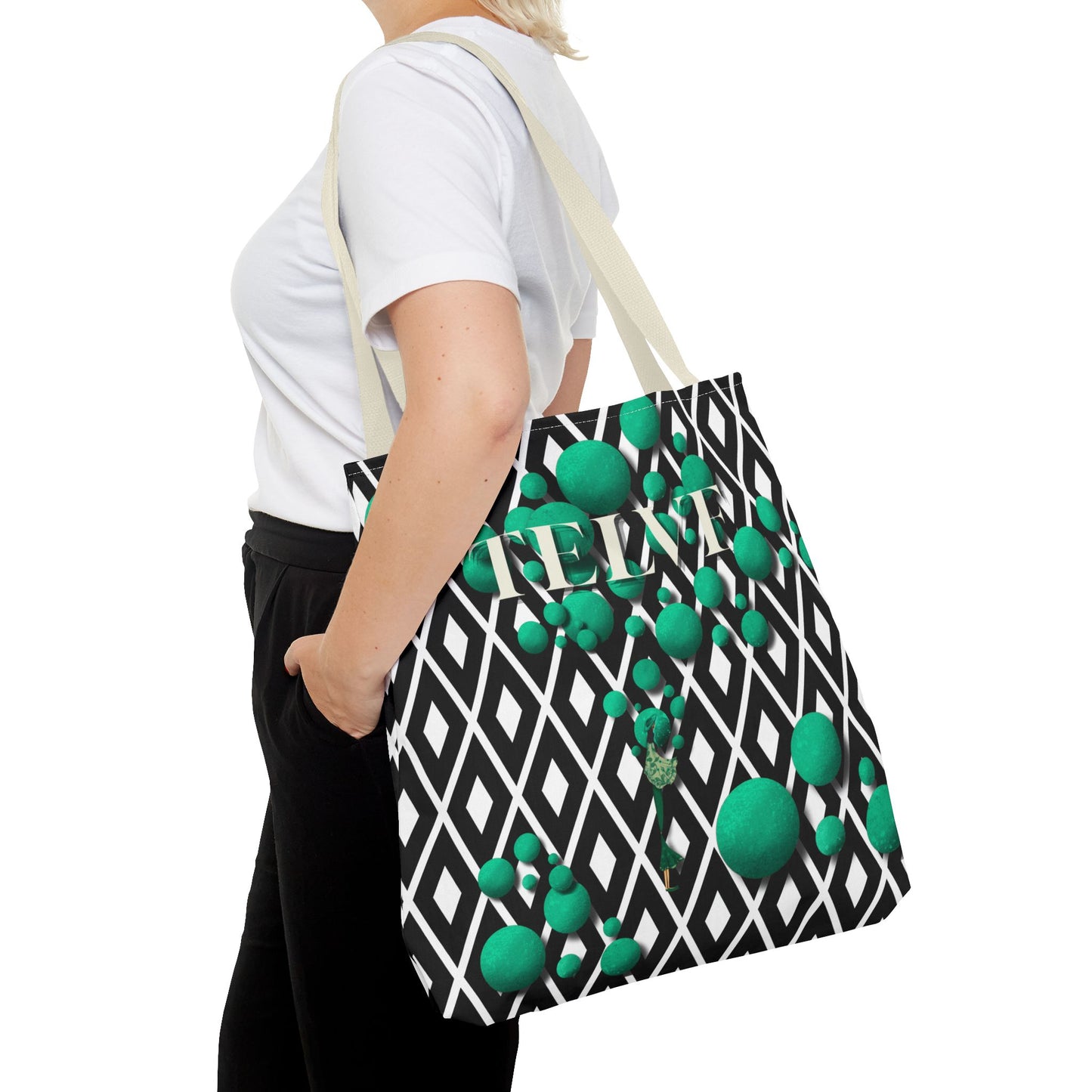 Telve Geometric Bloom Tote Bag