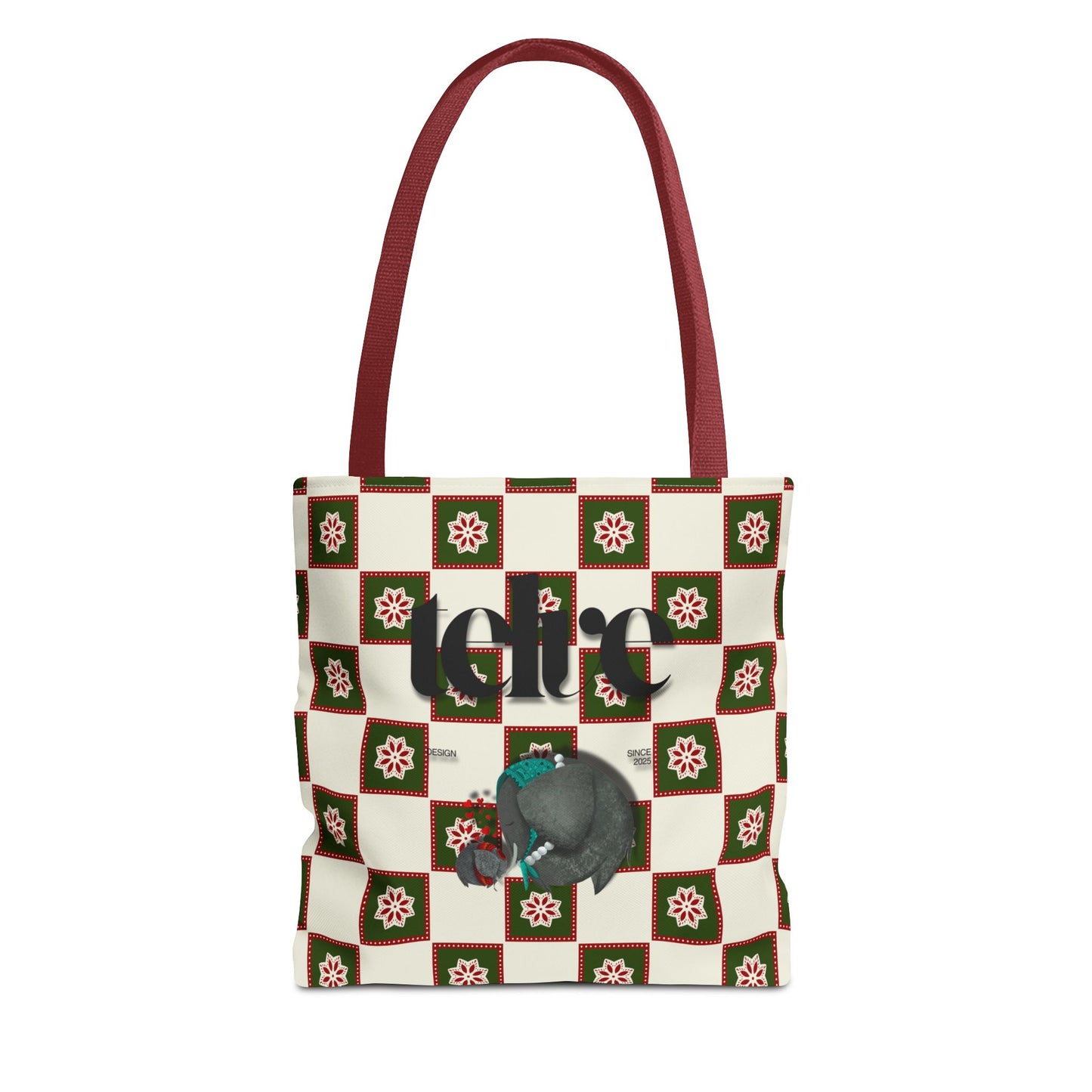 Telve Mother & Baby Elephant Tote Bag
