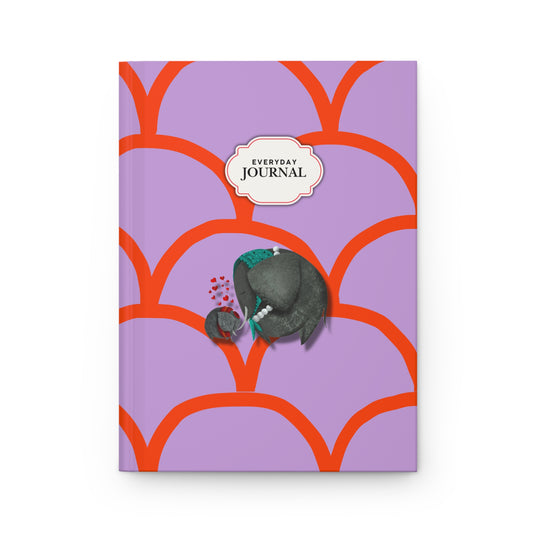 Hardcover Journal – Baby Elephant & Mama