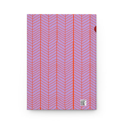 Hardcover Journal – Whale in Red Drift