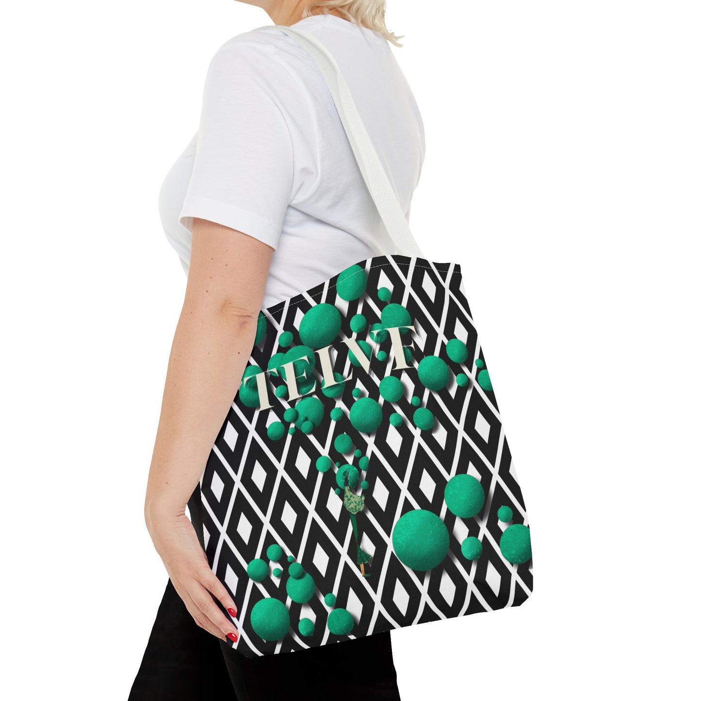 Telve Geometric Bloom Tote Bag