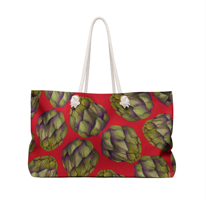 Telve Artichoke Pattern Weekender Bag