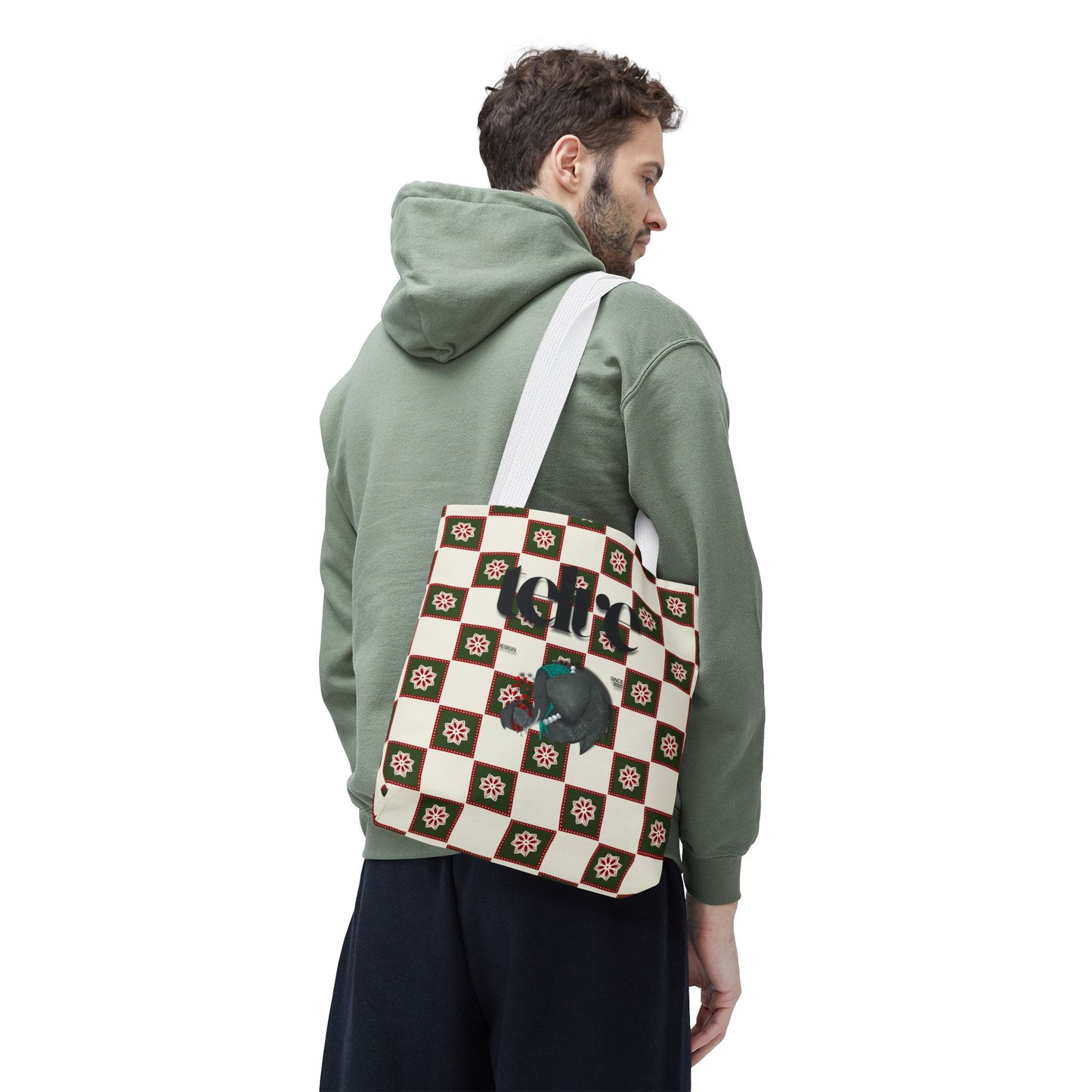 Telve Mother & Baby Elephant Tote Bag
