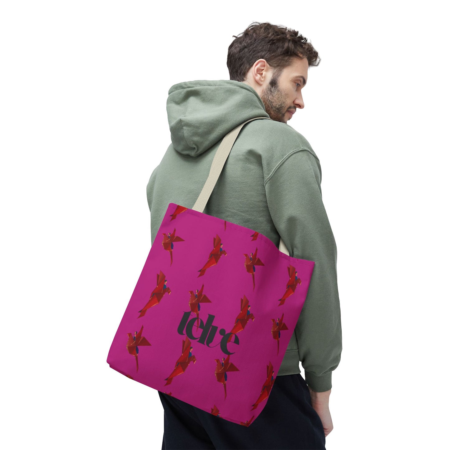 Telve Origami Birds Tote Bag