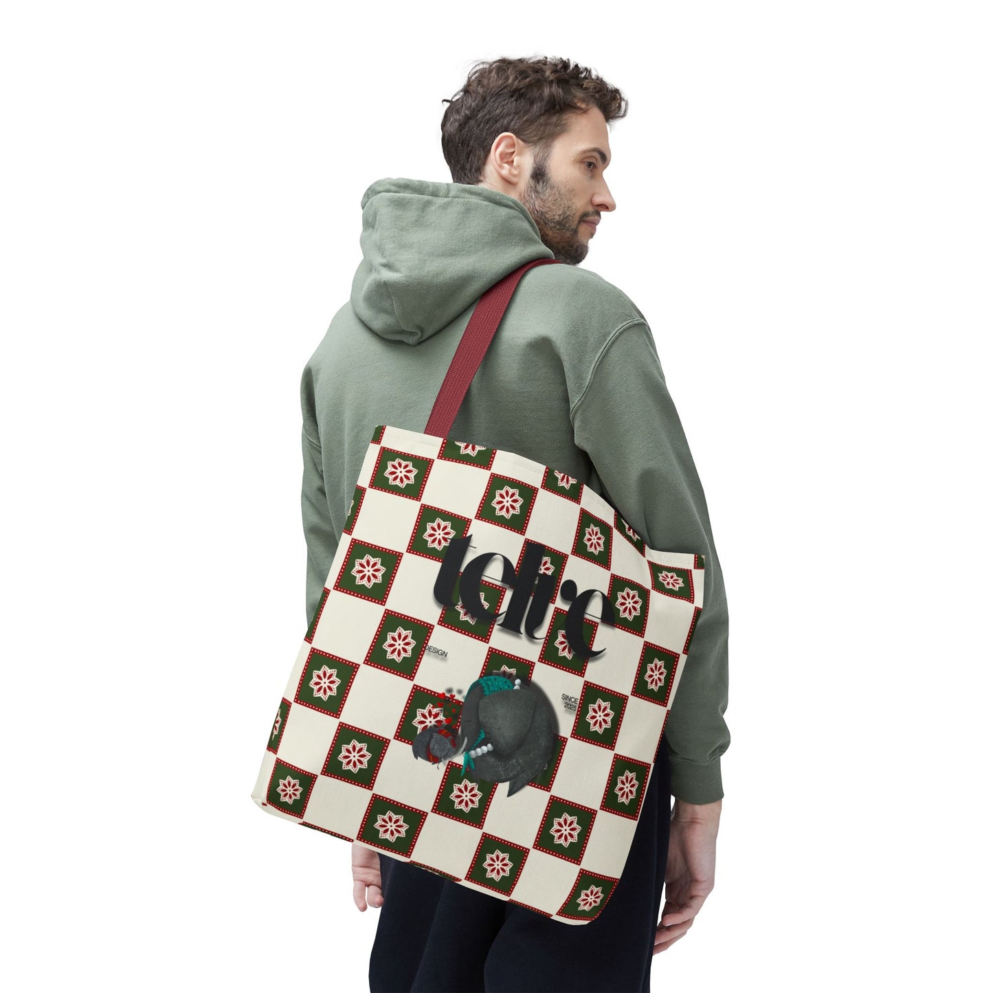 Telve Mother & Baby Elephant Tote Bag