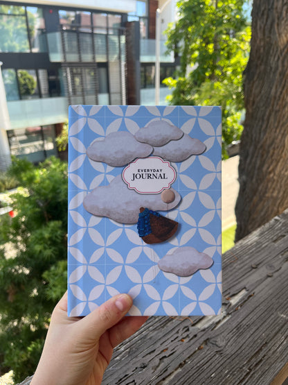 Hardcover Journal – Bird in Blue Sweater